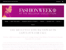 Tablet Screenshot of fashionweekbellevue.com